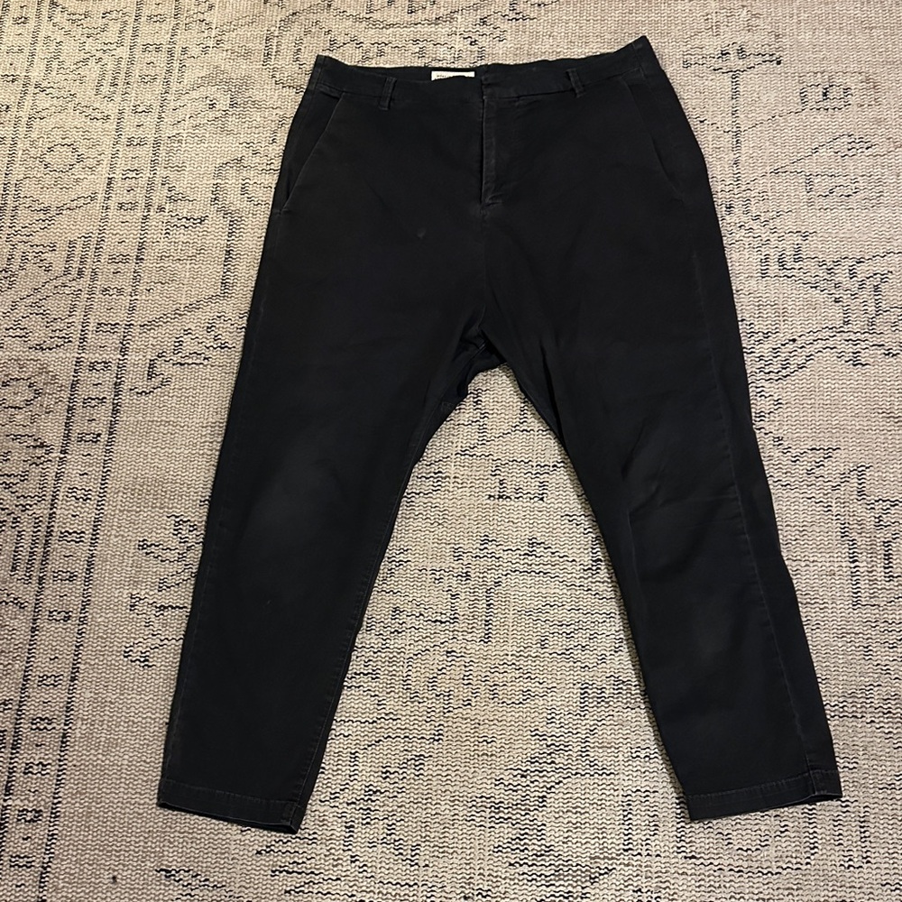 Nili Lotan Women’s drop crotch faded Blue Chino Pants size 6